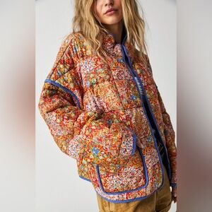 FREE PEOPLE Chloe Jacket in candy combo size xs